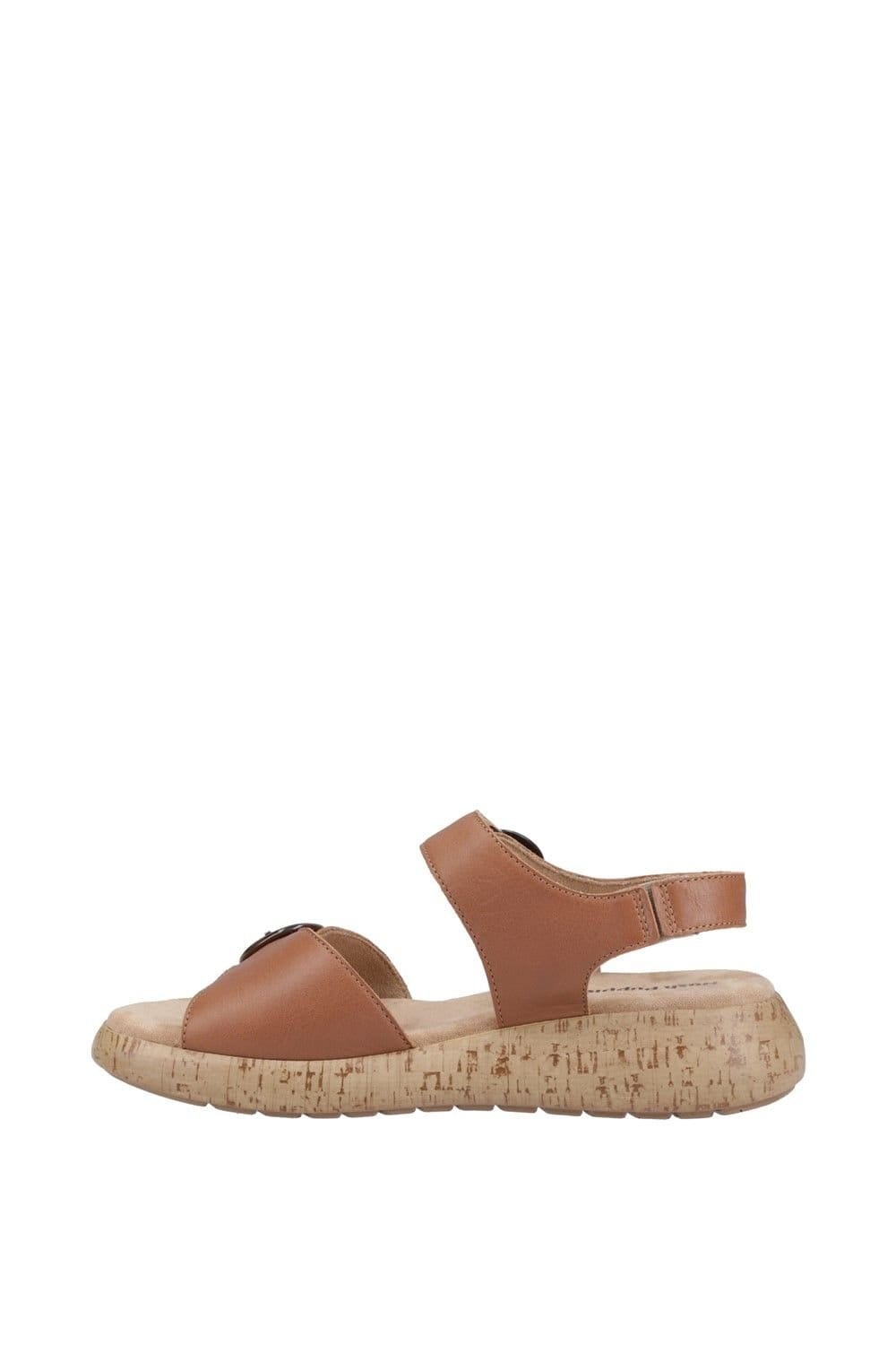 Hush Puppies Hush Puppies Women's Alison Buckle Sandal in Tan - 4