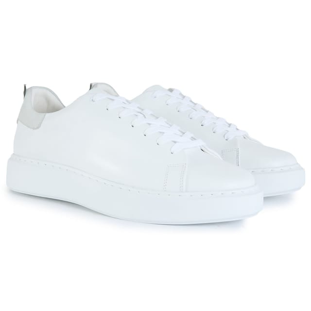 WALK LONDON Walk London Men's Pasadena Trainers in White - 2