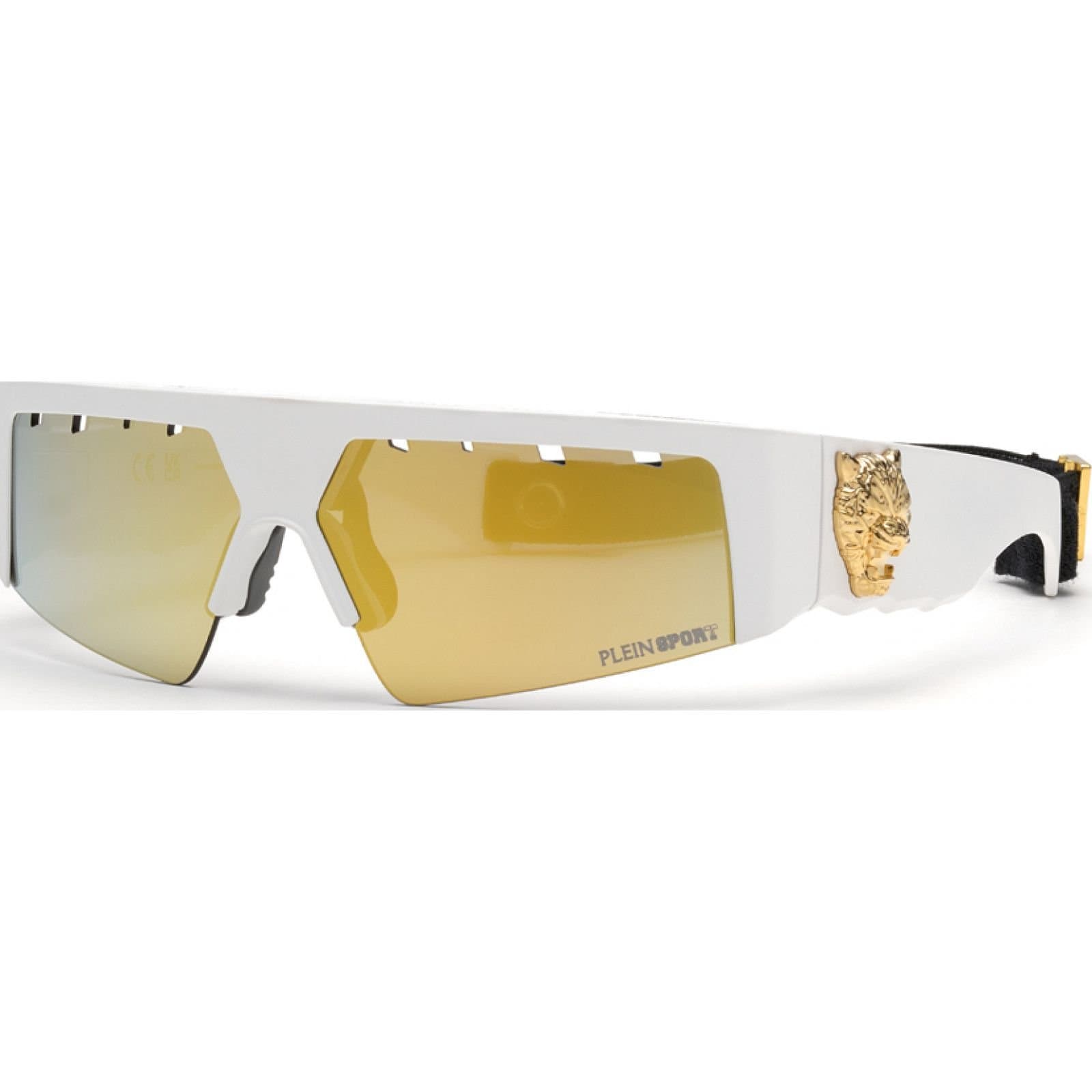 Plein Sport Plein Sport Men's SSP006V715WWG Square/Rectangle Sunglasses in White
