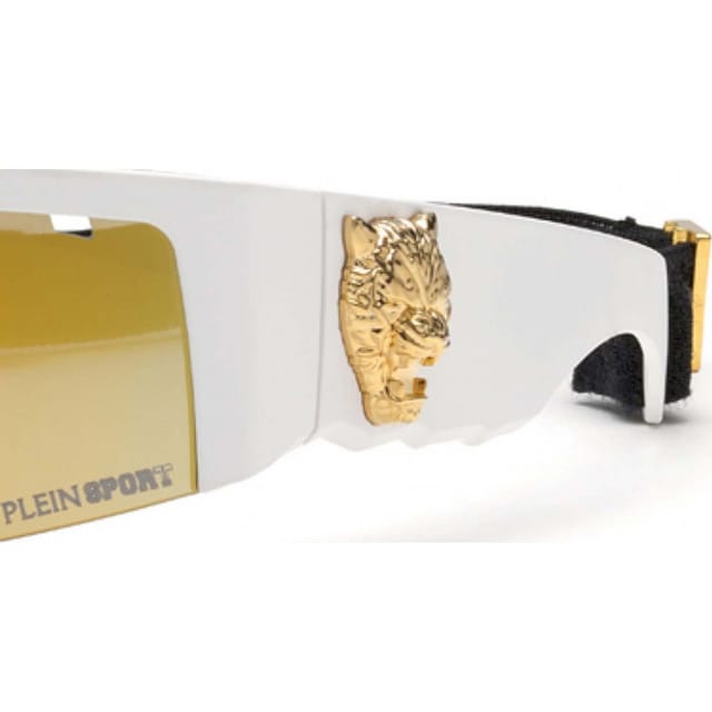 Plein Sport Plein Sport Men's SSP006V715WWG Square/Rectangle Sunglasses in White - 2