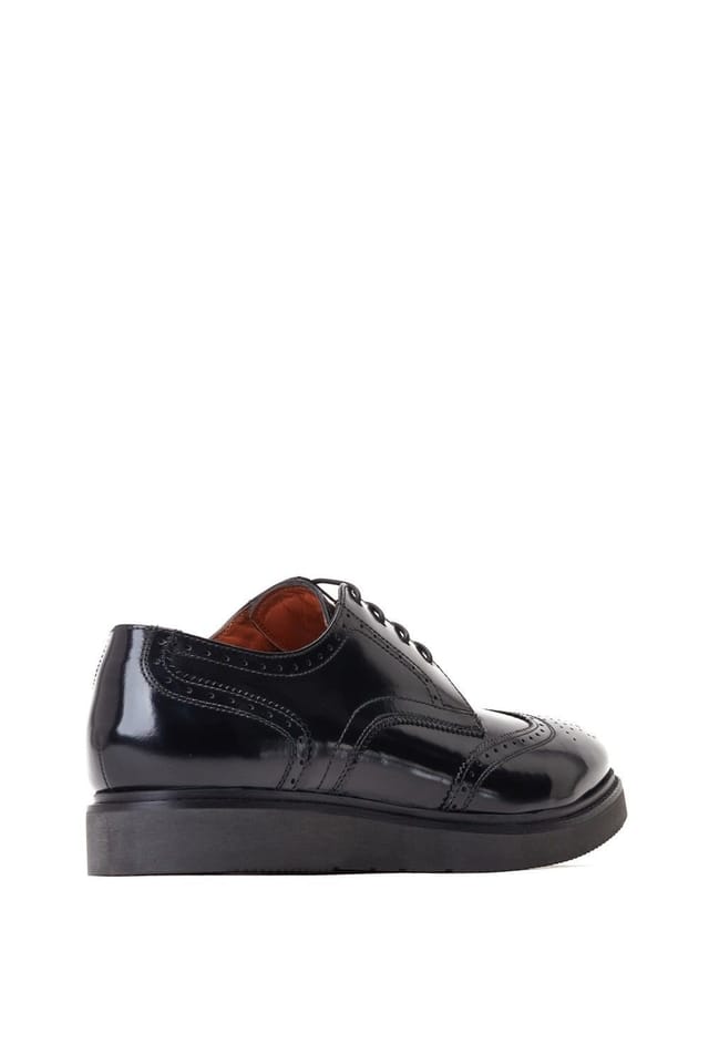 Base London Base London Men's Joe Brogue Shoe in Black - 2