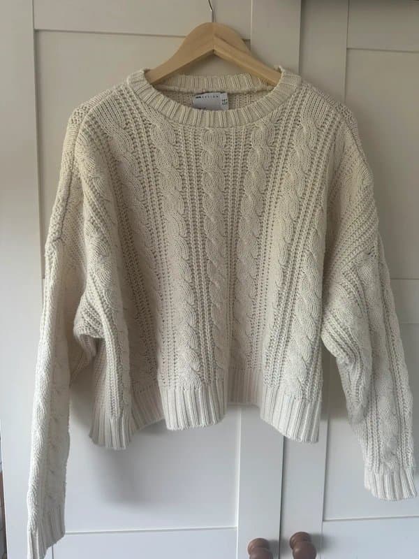 ASOS Design ASOS Cream Knitted Jumper