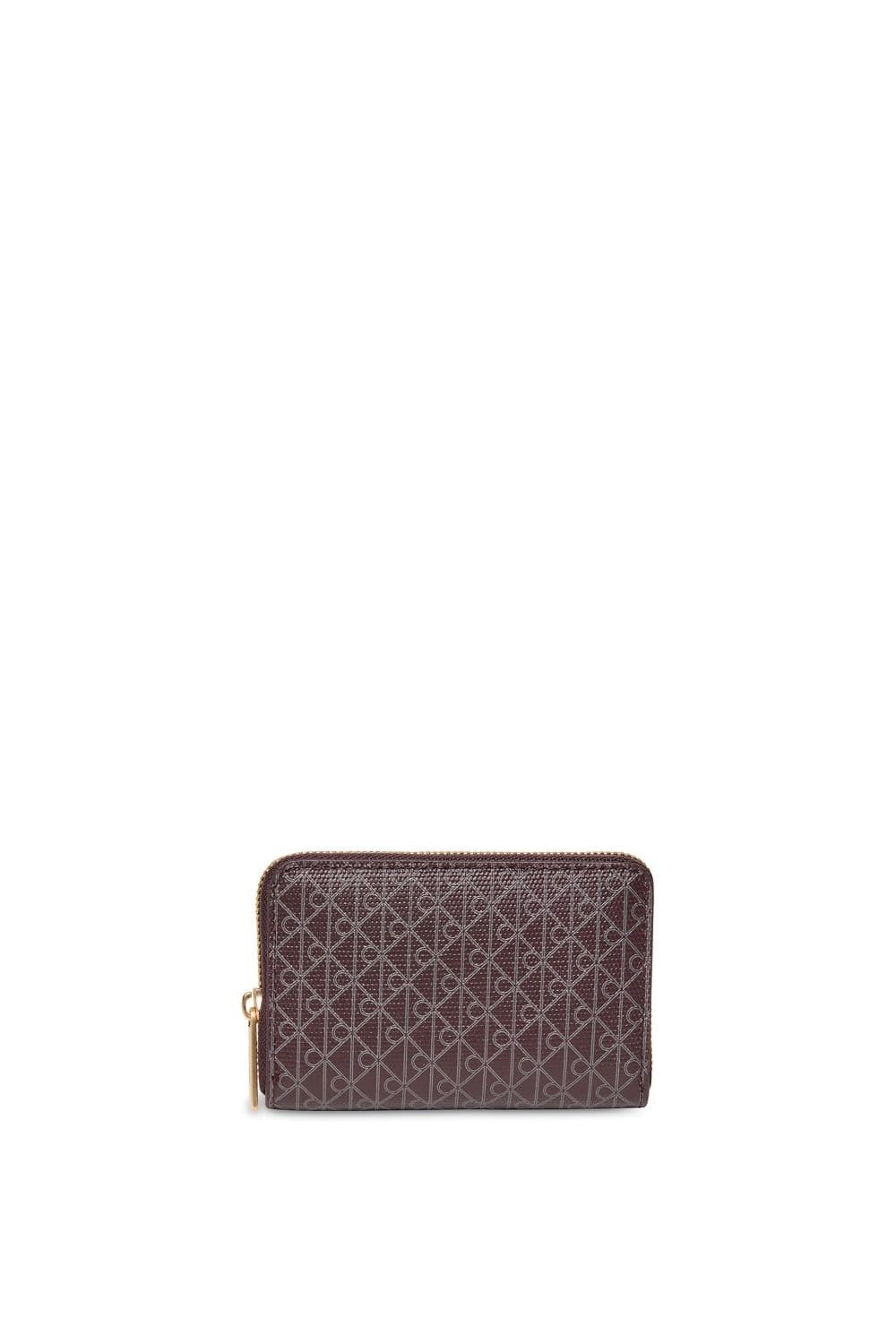 Calvin Klein Calvin Klein Women's Aop Square Zip Around Fudge Aop in Brown - 4