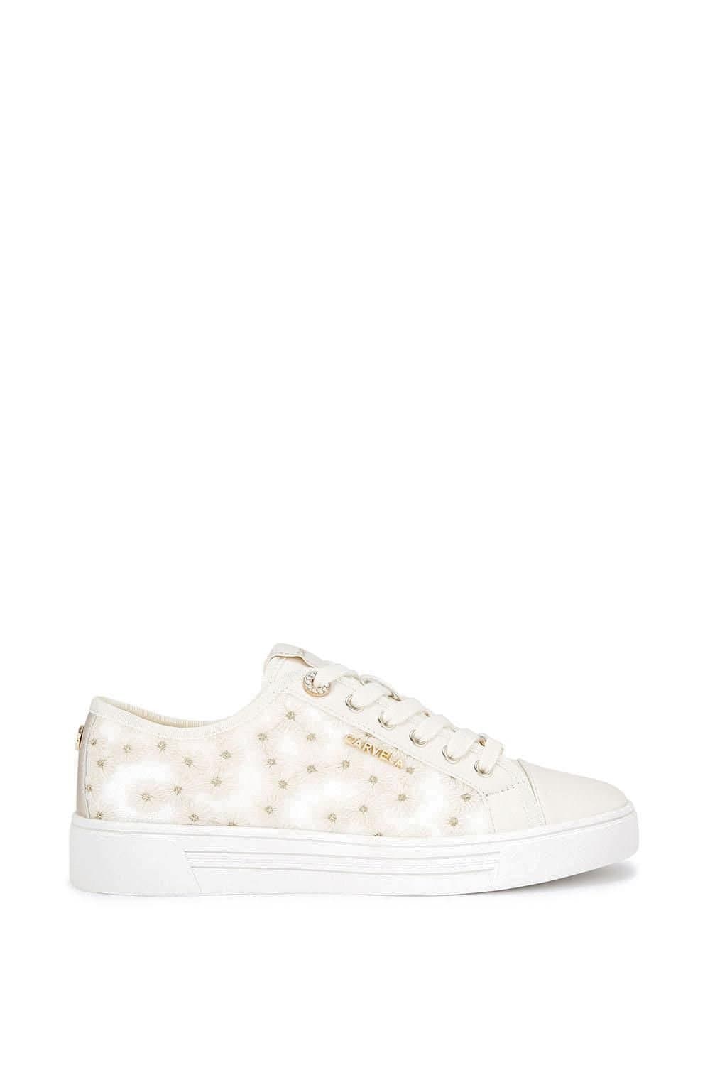 Carvela Carvela Women's 'Daze Daisy' Fabric Trainers in White