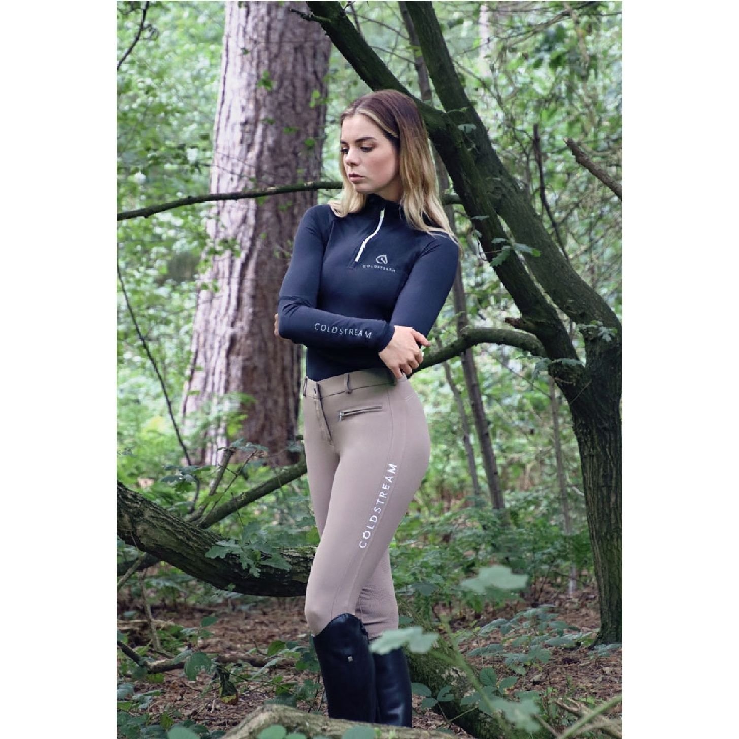 Coldstream Coldstream Women's Kilham Competition Breeches in Taupe - 3