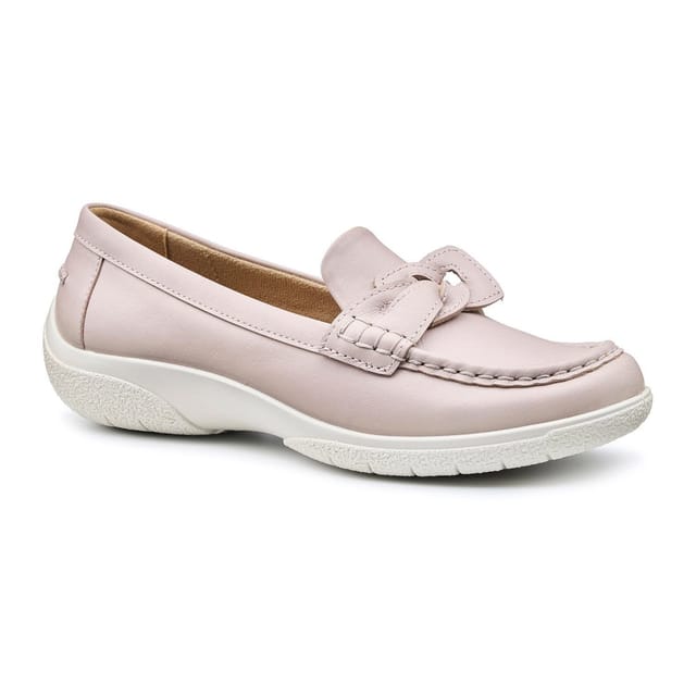 Hotter Hotter Women's Wide Fit 'Cabana' Loafers in Light Sand - 2