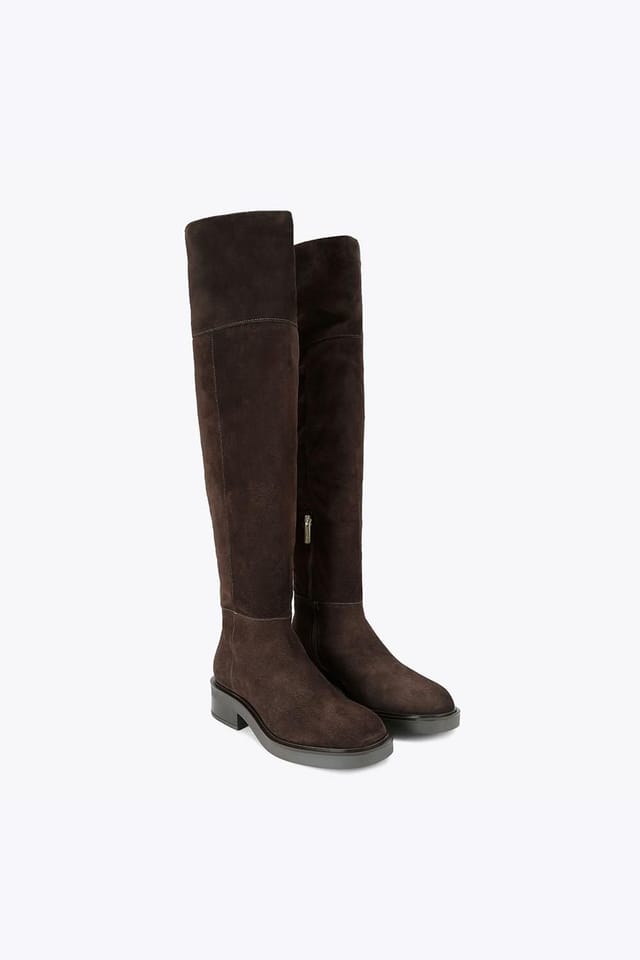 Carvela Carvela Women's 'Napoli Otk' Suede Boots in Brown - 2