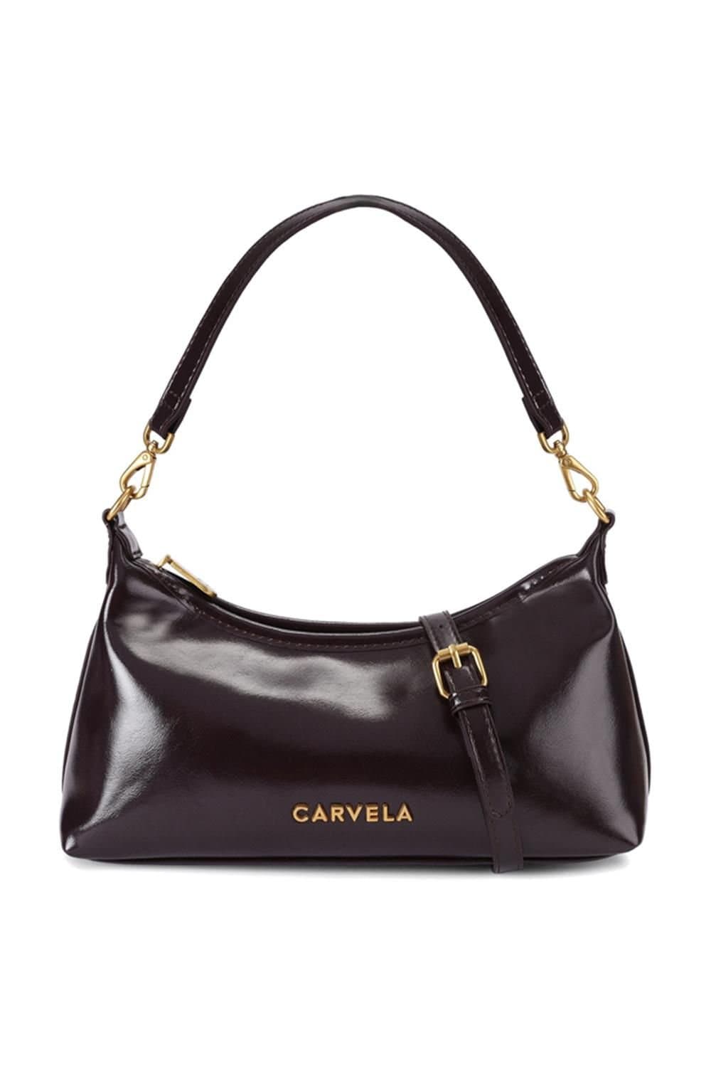 Carvela Carvela Women's 'Montena Shoulder Bag' in Dark Red