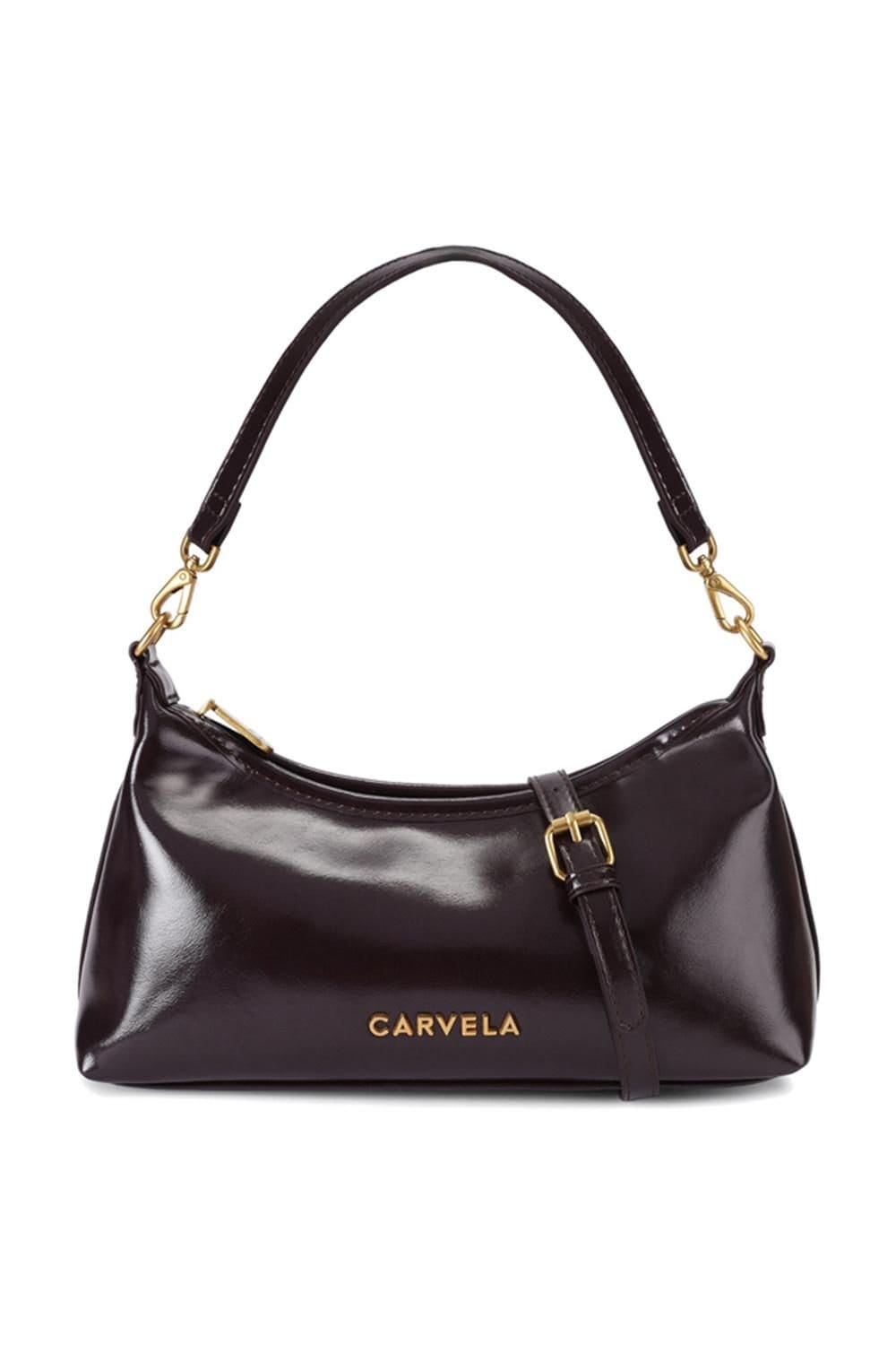Carvela Carvela Women's 'Montena Shoulder Bag' in Dark Red - 1