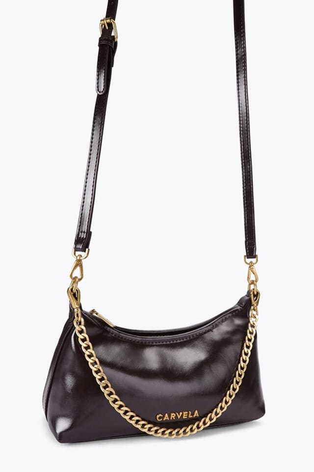 Carvela Carvela Women's 'Montena Shoulder Bag' in Dark Red - 2