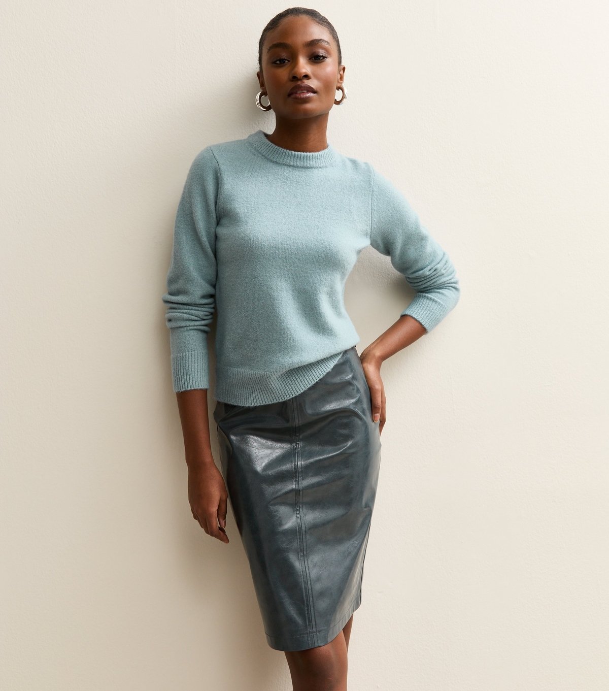 New Look Women's Blue Crew Neck Jumper New Look - 2