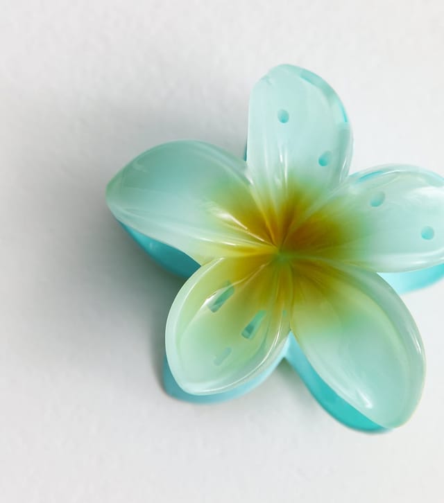 New Look Blue Tropical Flower Hair Clip New Look - 3