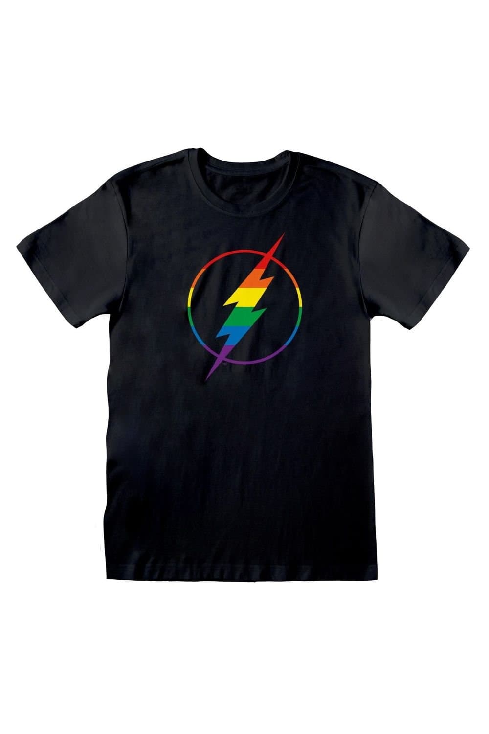 Flash Flash Men's Pride Logo T-Shirt in Black