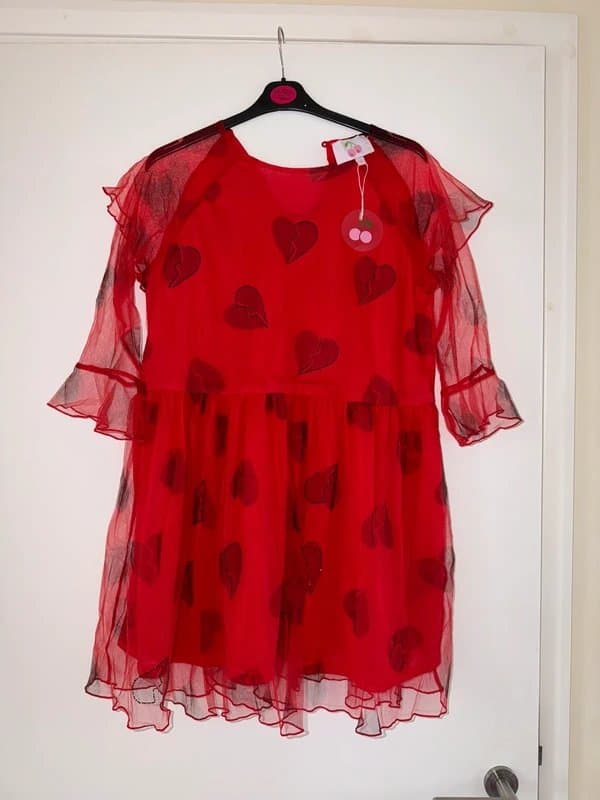 ASOS ASOS mesh love heart dress