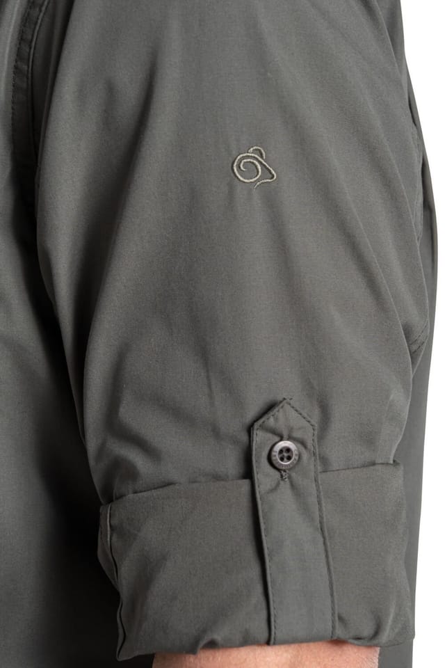 Craghoppers Craghoppers Men's Kiwi II Long Sleeved Anti-Insect Shirt in Khaki - 3