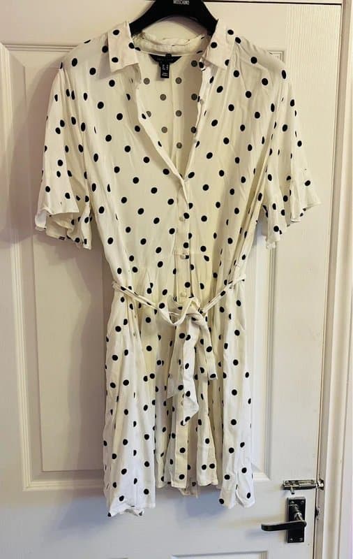 New Look New look 18 plunge shirt dress belt wedding work party holiday same day post