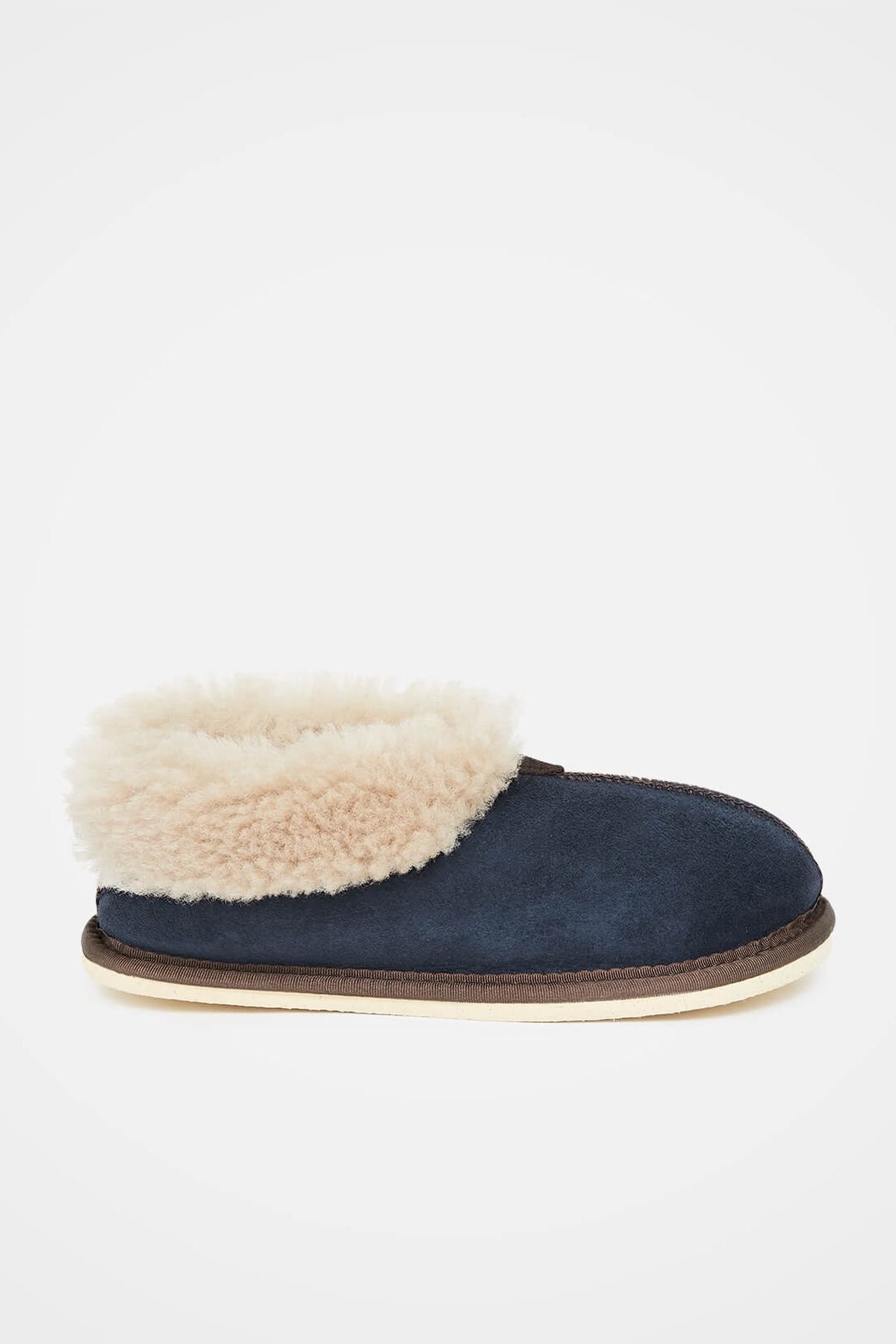 Celtic & Co Celtic & Co Women's ' Shearling Bootee Slippers in Dark Navy - 1