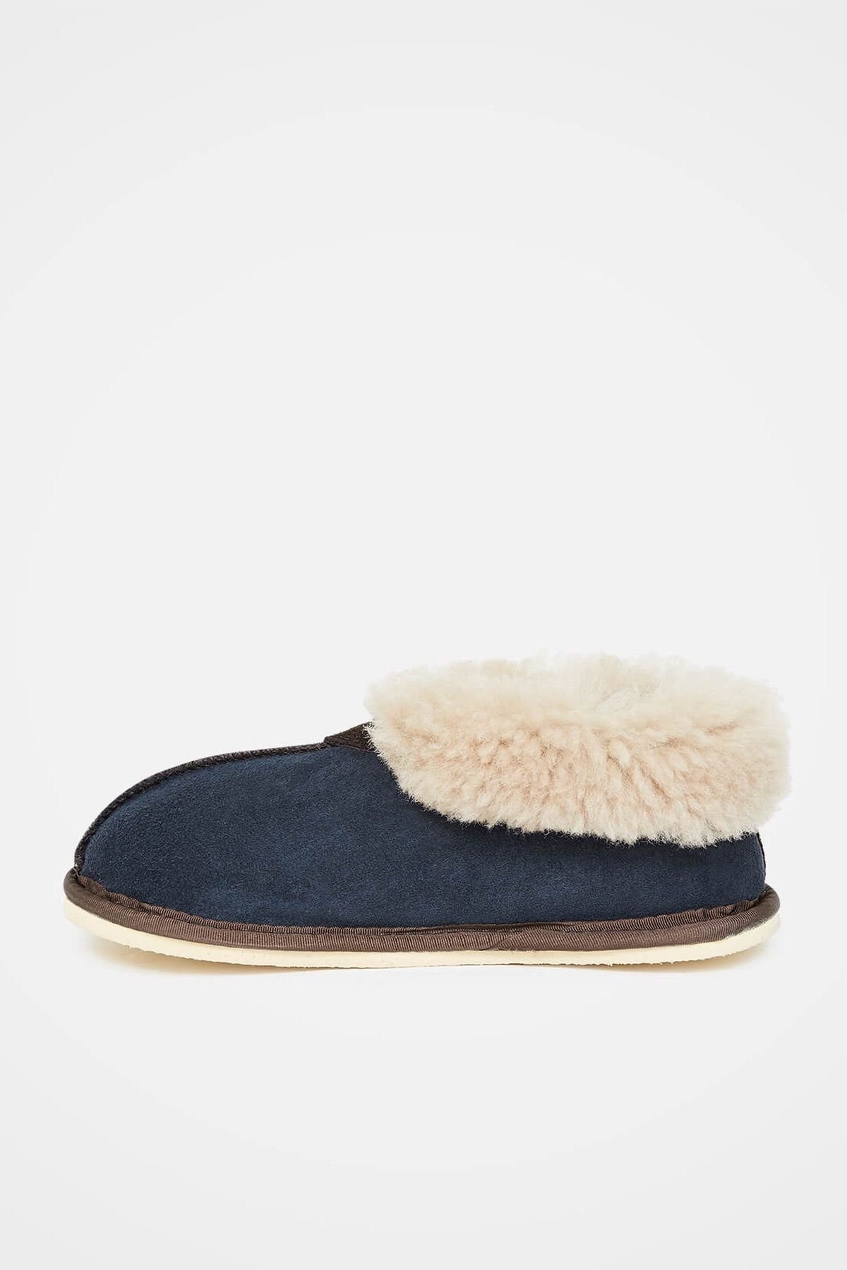Celtic & Co Celtic & Co Women's ' Shearling Bootee Slippers in Dark Navy - 4