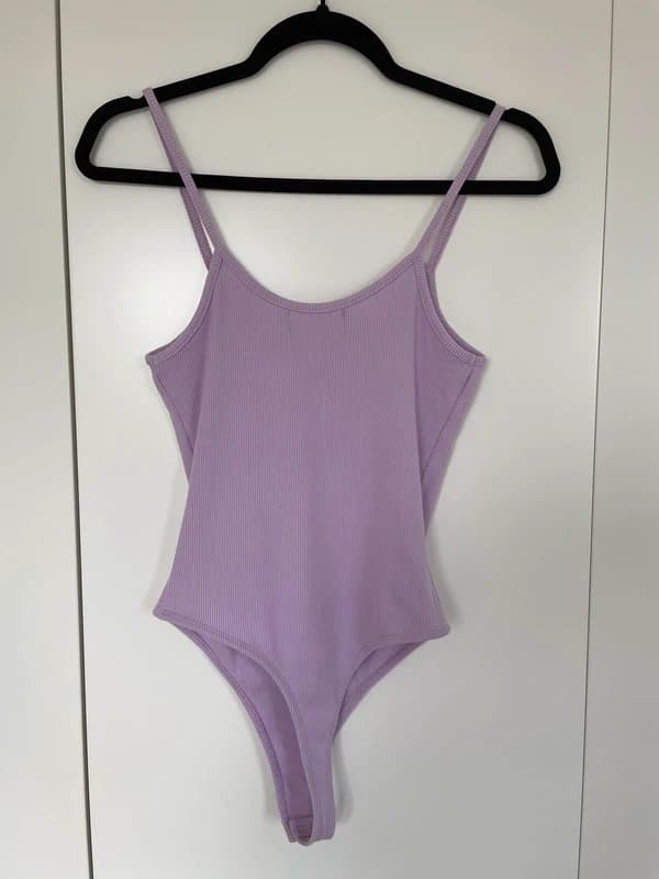 Bershka Bershka purple bodysuit