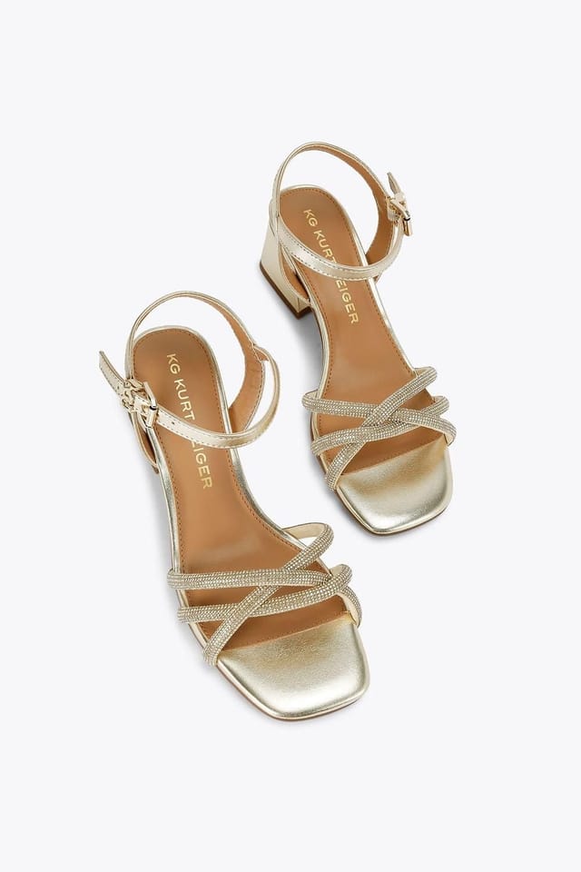 KG Kurt Geiger KG Kurt Geiger Women's 'Abra' Heels in Gold - 2