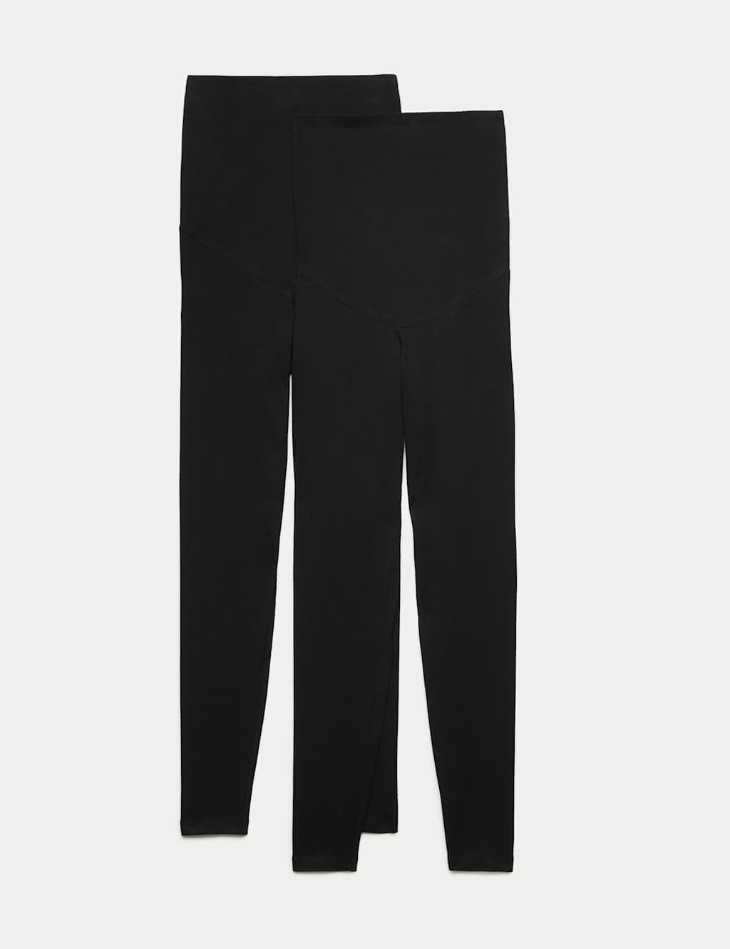 Marks & Spencer M&S Maternity 2 Pack Over Bump Leggings Black