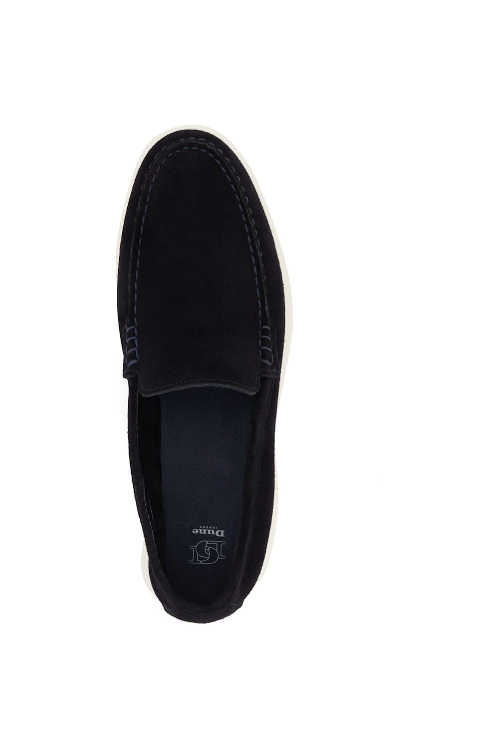 Dune London Dune London Men's 'Buftonn' Suede Loafers in Blue - 4