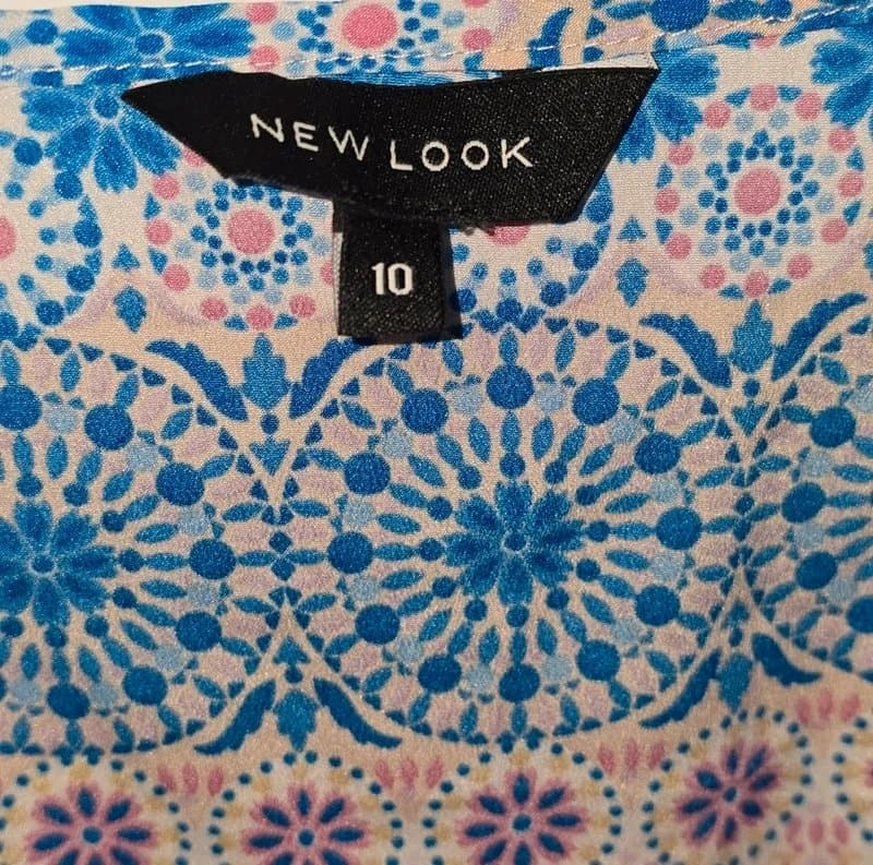 New Look New Look Blue Lightweight Cami Top Size 10