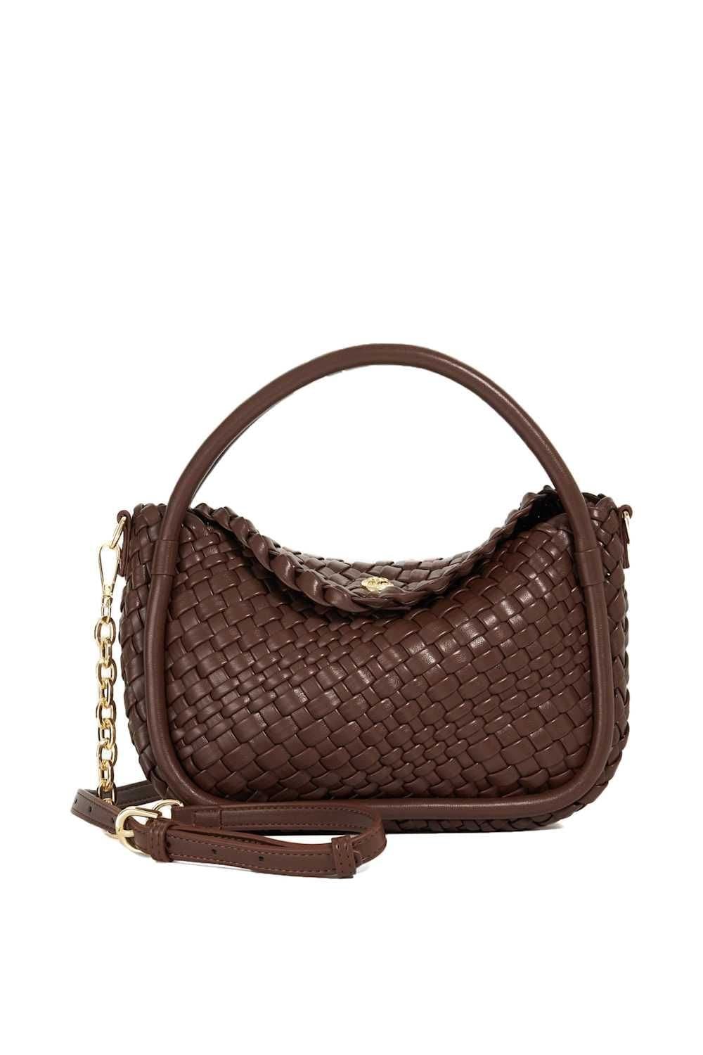 Dune London Dune London Brown Weave 'Dinideliberate' Bag