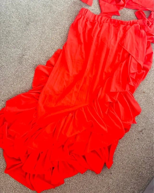 Moda Minx Moda minx plunge tie up skirt top wedding hen party holiday 10-12-14 same day post