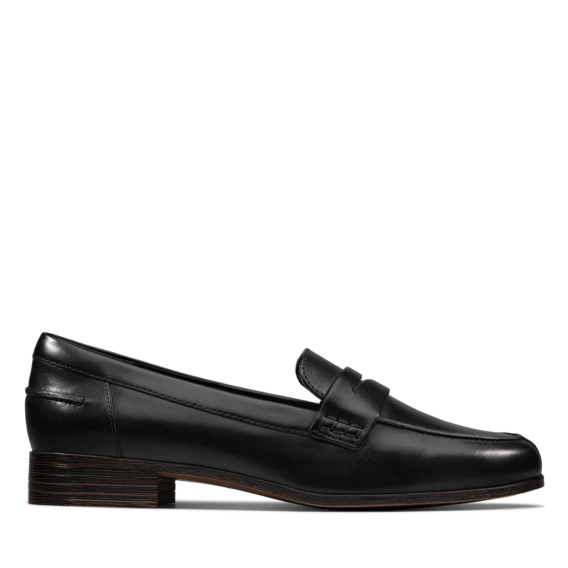 Clarks Clarks Women's Hamble Loafer Black Leather Loafers, Slip Ons