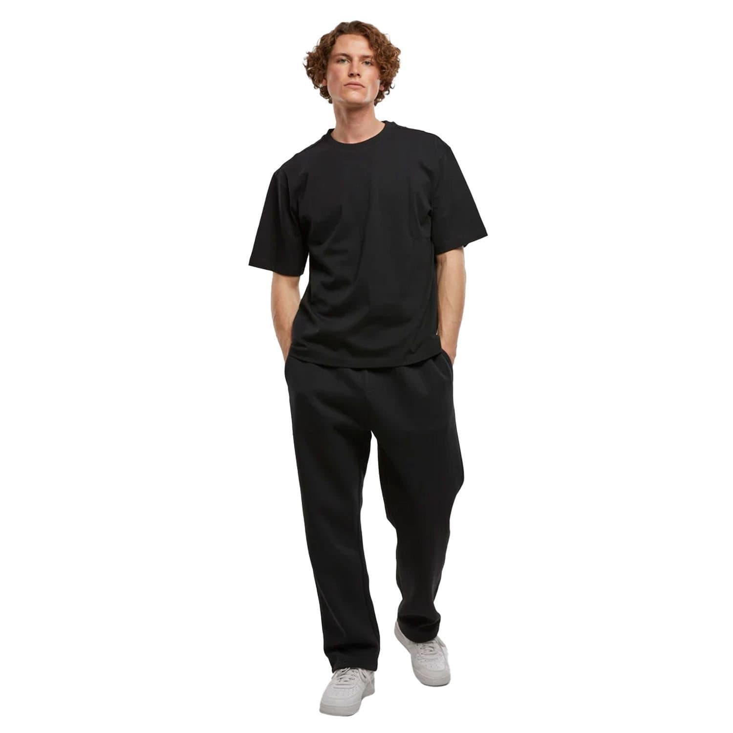 New Morning Studios New Morning Studios Men's Basic Tracksuit Bottoms in Black