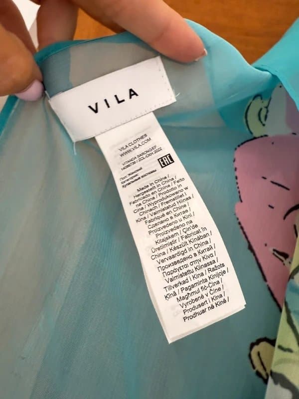 Villa Villa Blue Floral Printed Sarong