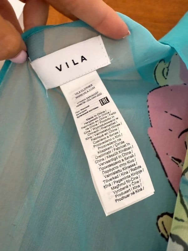 Villa Villa Blue Floral Printed Sarong - 1