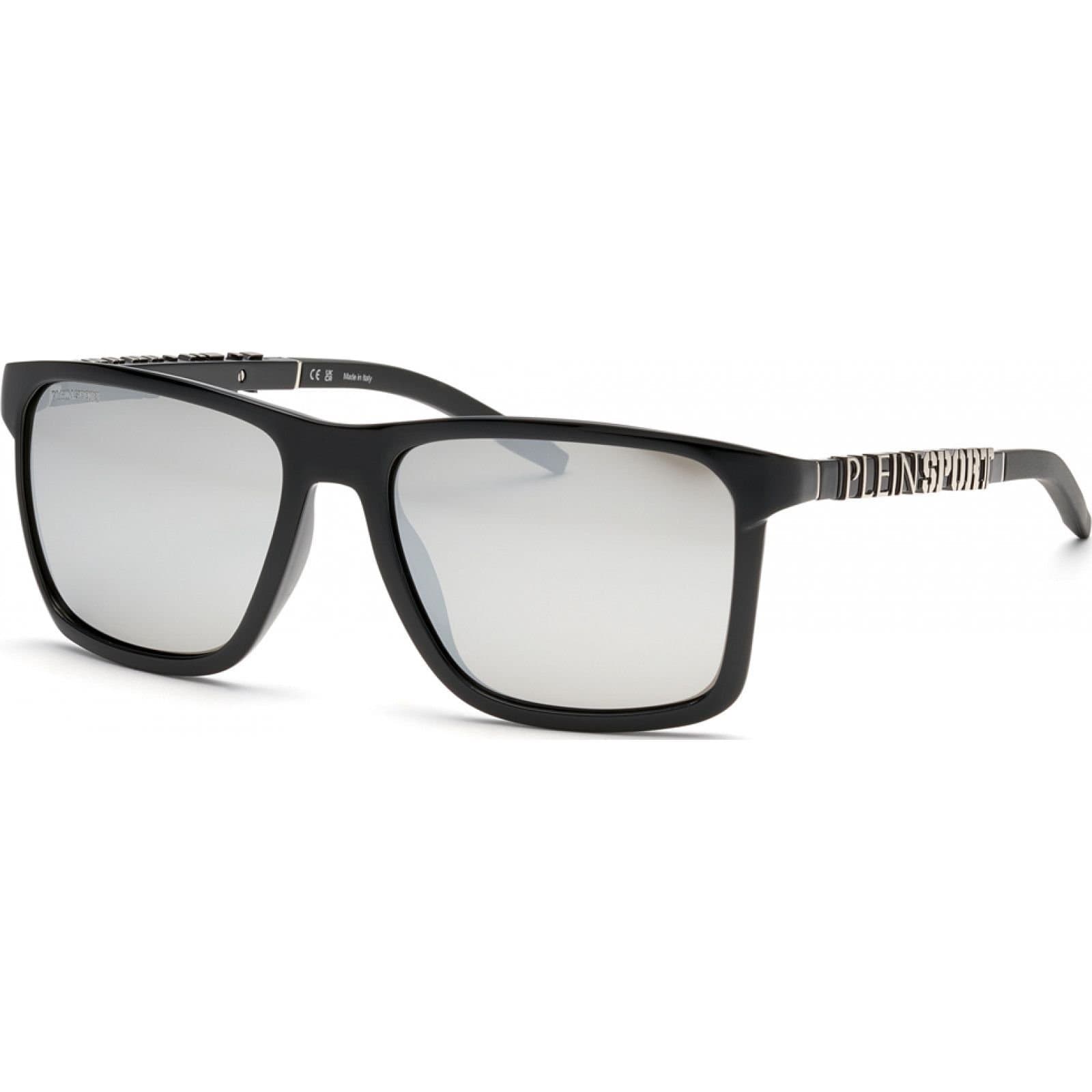 Plein Sport Plein Sport Men's SSP013-58Z42Z Square/Rectangle Sunglasses in Black