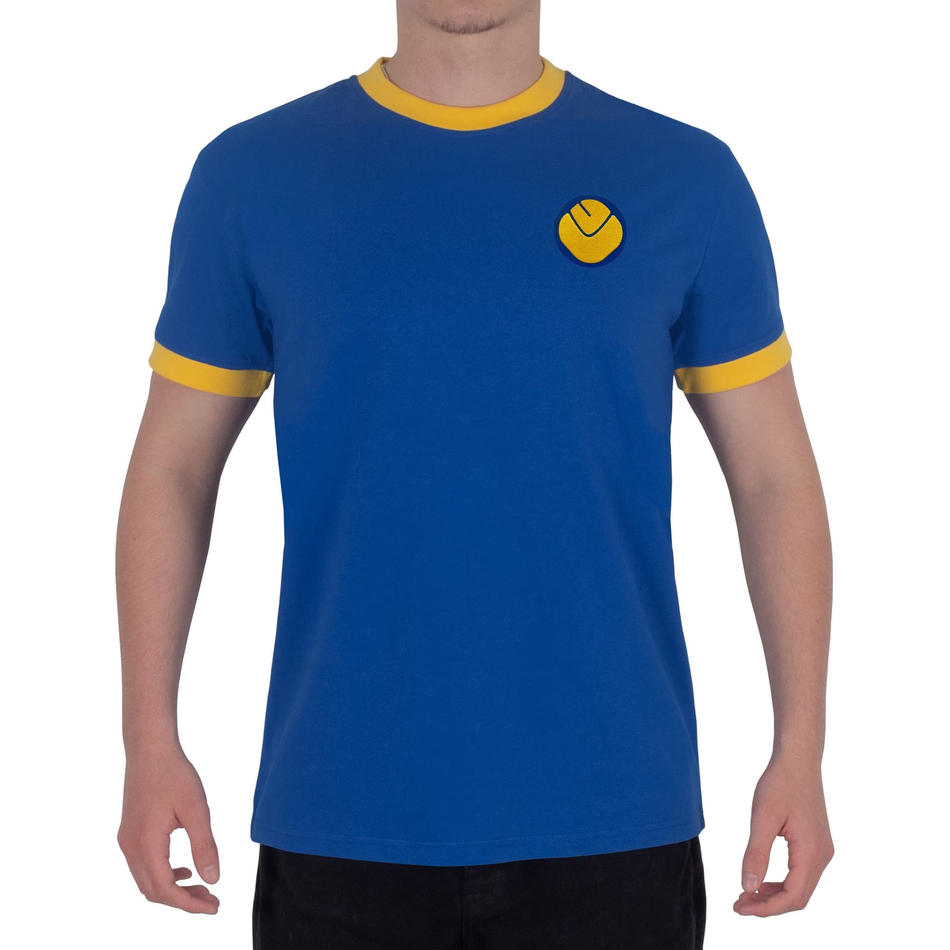 fan originals fan originals Men's Adults Leeds Retro T-Shirt in Blue