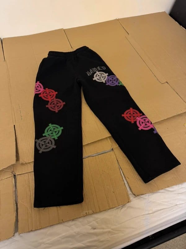 NAMED collective Named collective unisex red sweatpants size X-Small streetwear limited - 1