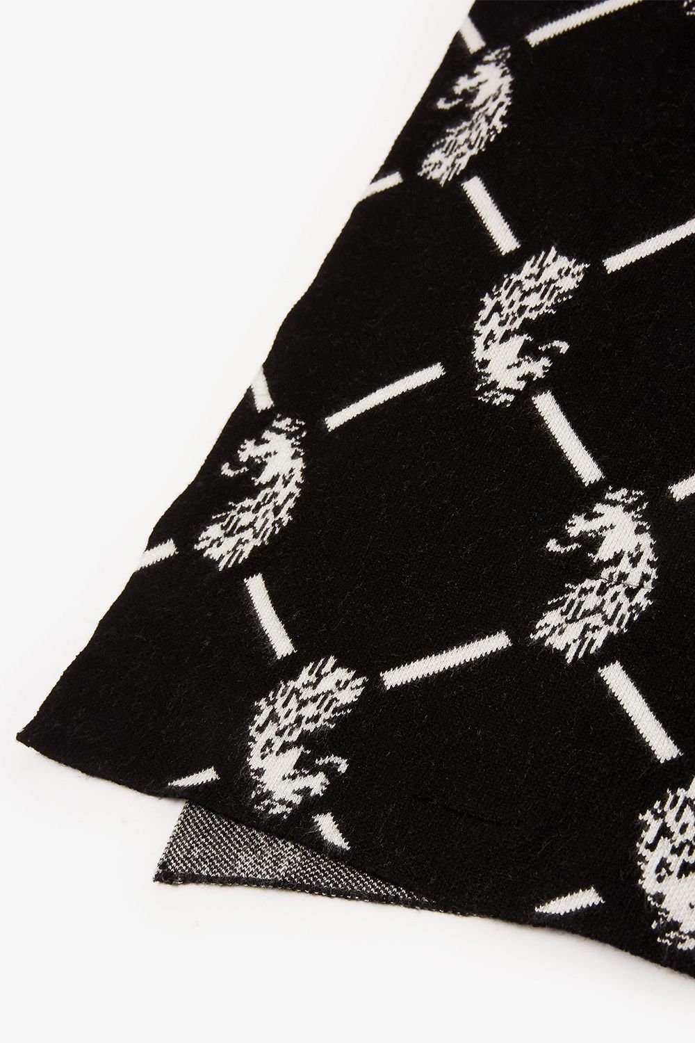 Luke 1977 Luke 1977 Men's Repeat Scarf in Black - 4