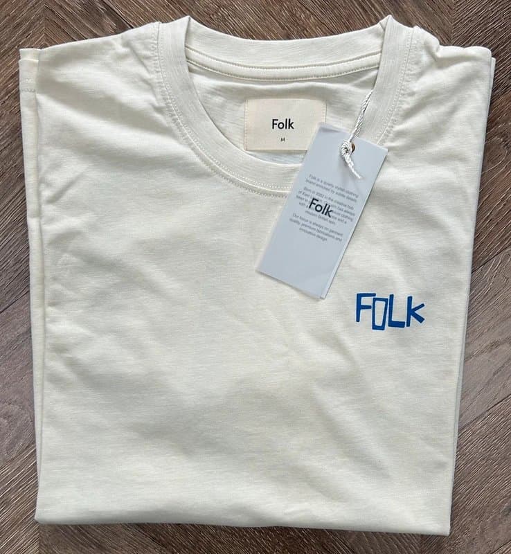 Folk Ecru Folk “home printed” BNWT M