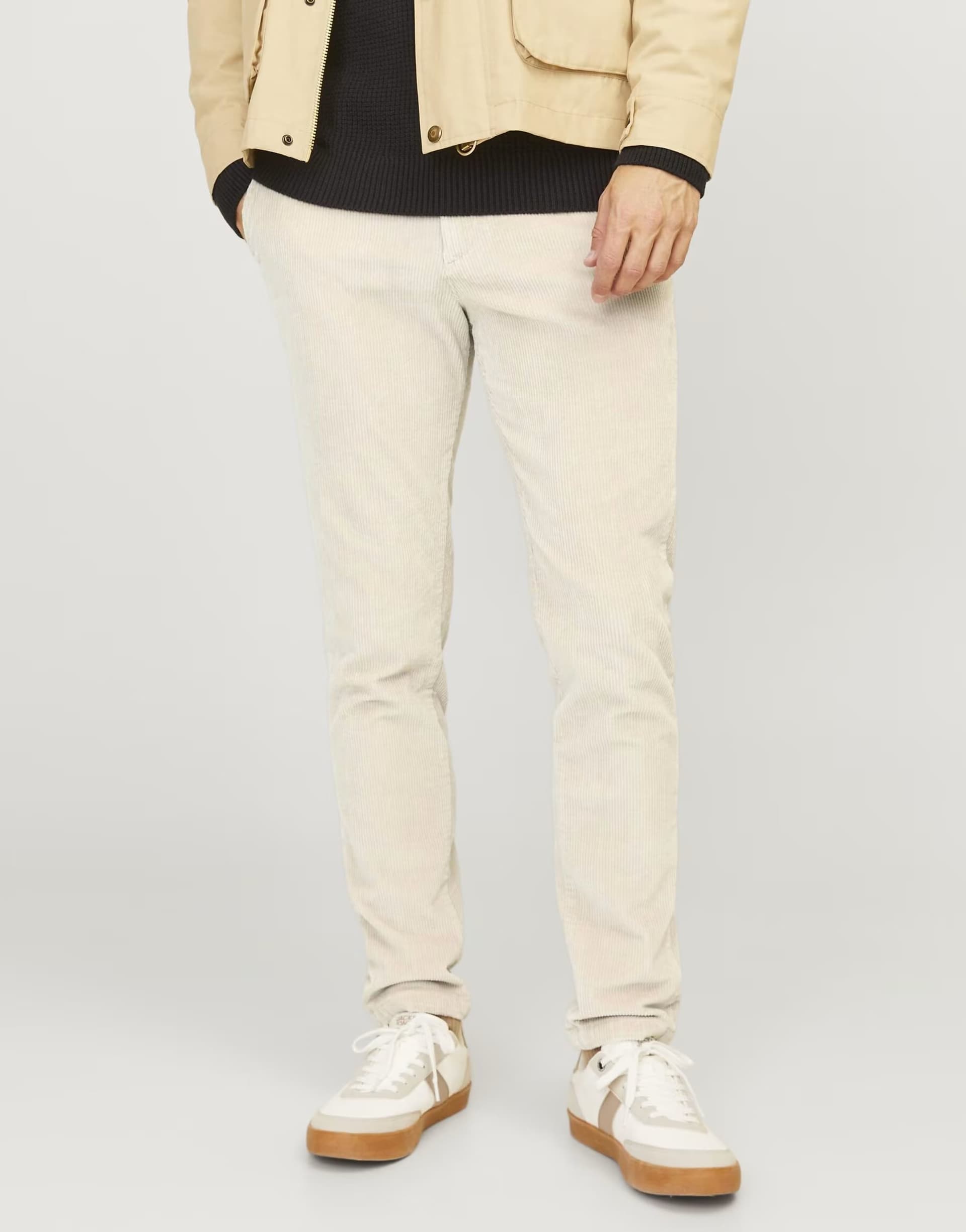 ASOS Jack & Jones Chino trousers in moonbeam