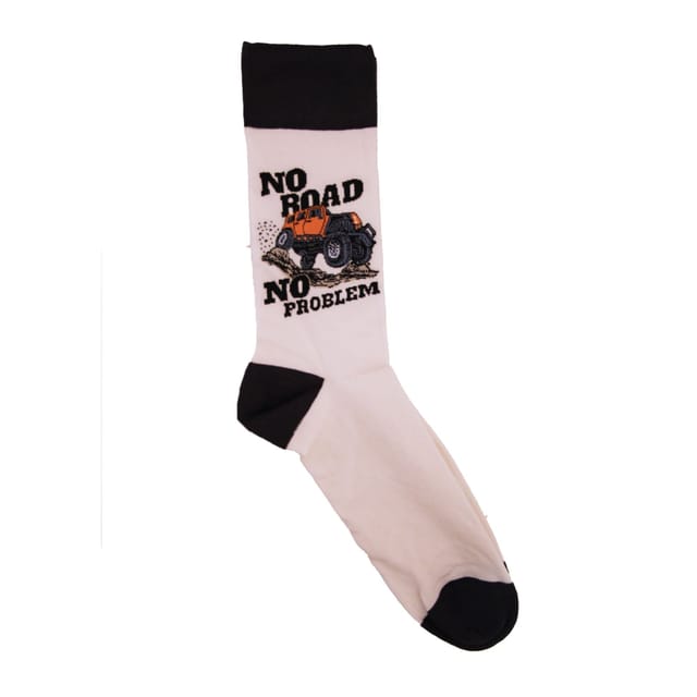 Simply Essentials Simply Essentials Men's Toys Safari Truck Socks in White - 3