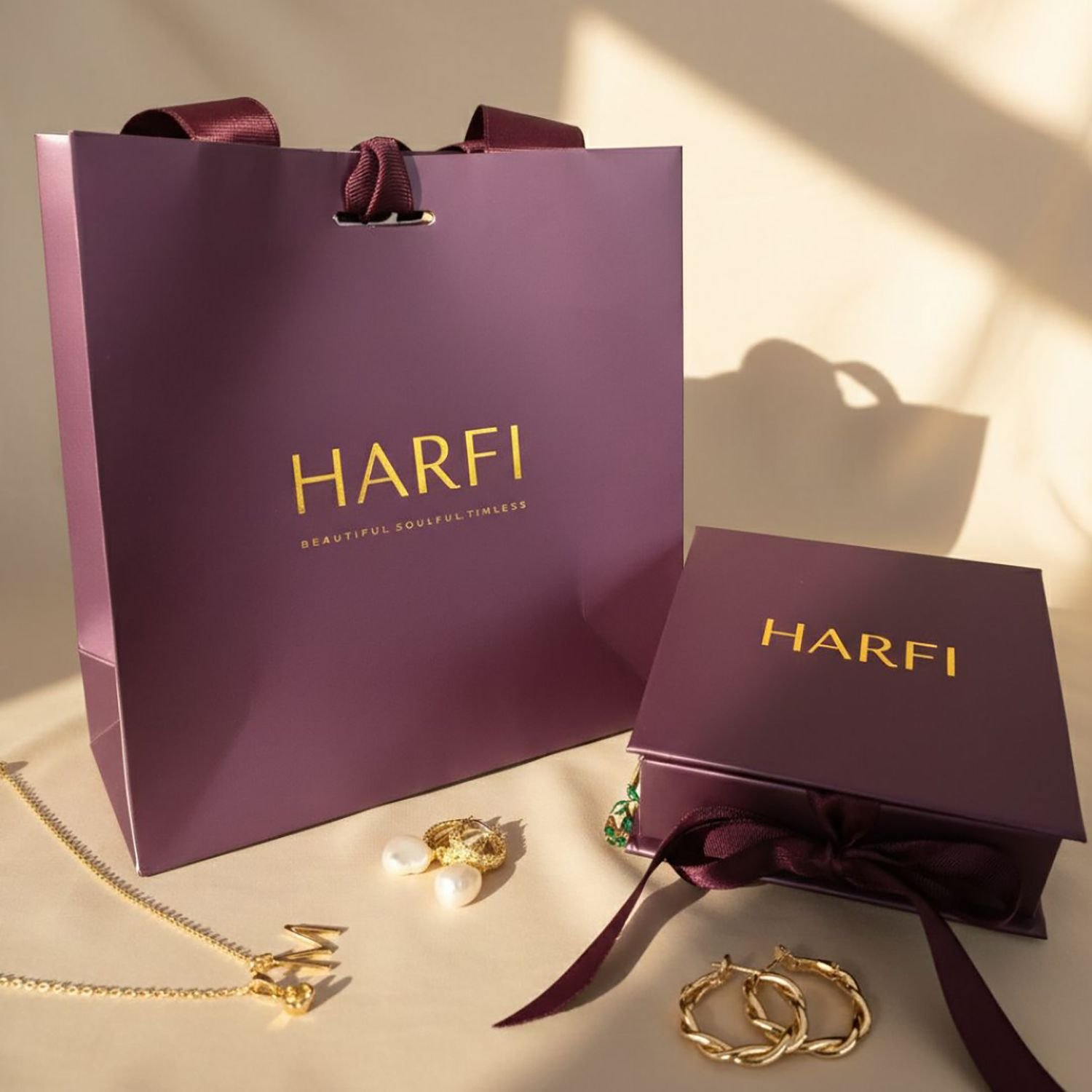 Harfi Harfi Women's 18ct Gold Plated Ball Chain Choker Necklace - 4