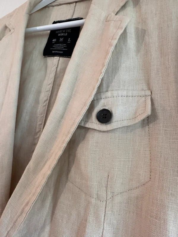 Bershka Linen blazer made in the world edition