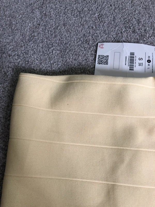 Bershka Yellow bershka bandage top