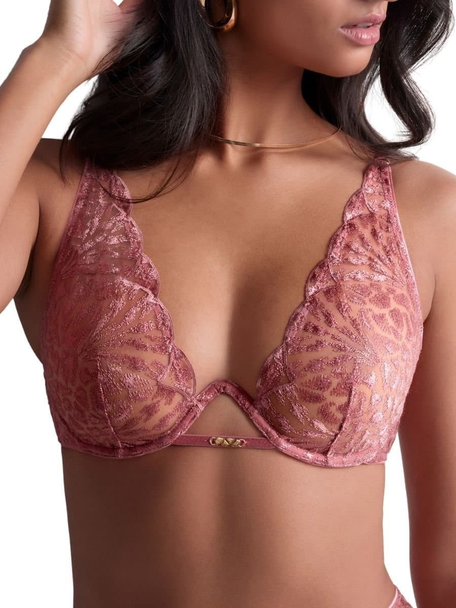 Aubade Aubade Women's Crazy In Love Single Wire Plunge Bra in Pink