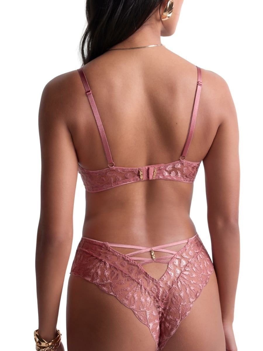 Aubade Aubade Women's Crazy In Love Single Wire Plunge Bra in Pink - 4