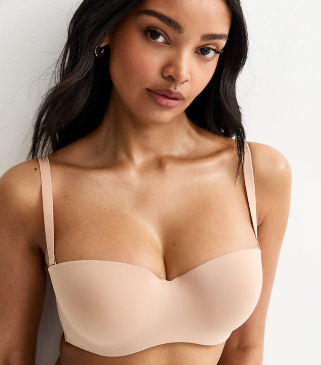 New Look Women's Tan DD+ Microfibre Multiway Strapless Bra New Look - 2
