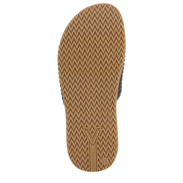 Vionic Vionic Women's Evie Knit Slide Sandals in Dark Blue - 3