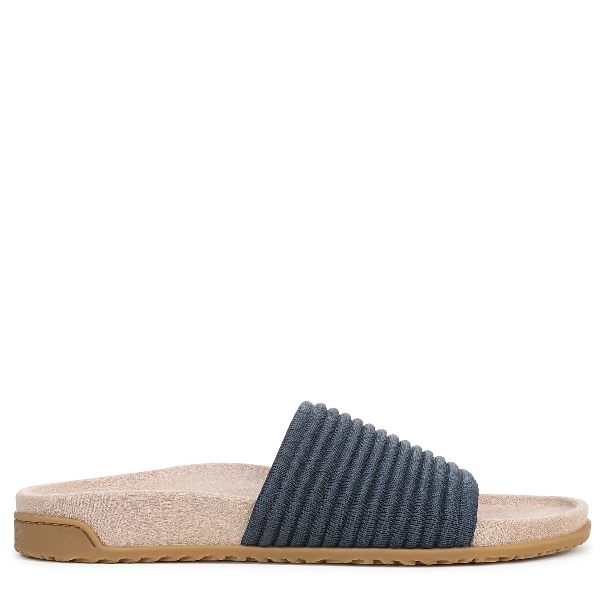 Vionic Vionic Women's Evie Knit Slide Sandals in Dark Blue - 4