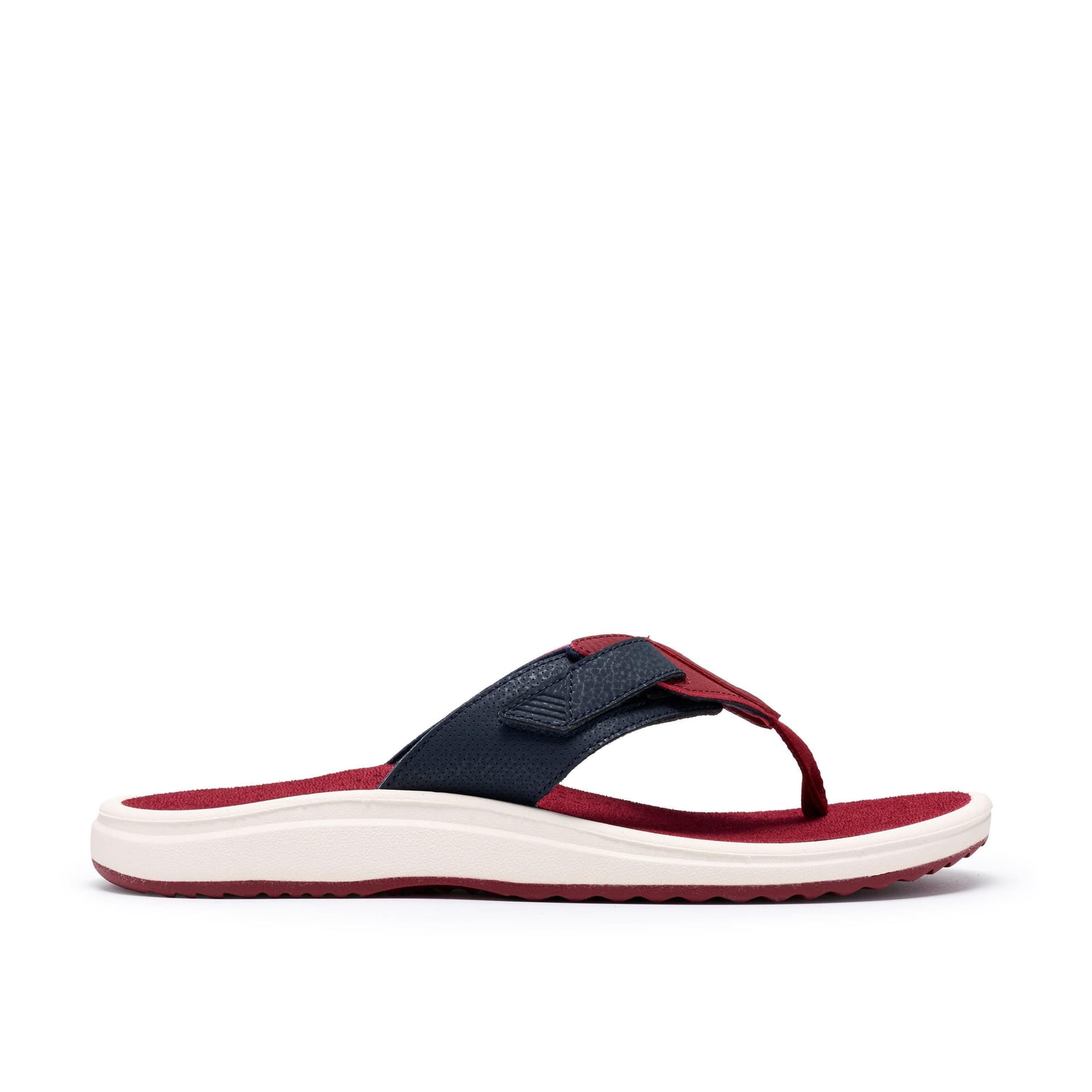 Clarks Clarks Men's M Brinkley Red Combination Flip Flop