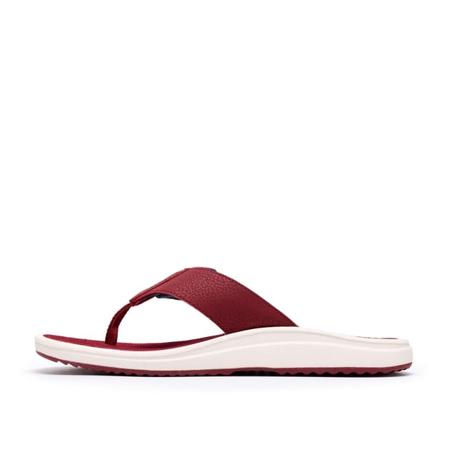 Clarks Clarks Men's M Brinkley Red Combination Flip Flop - 2